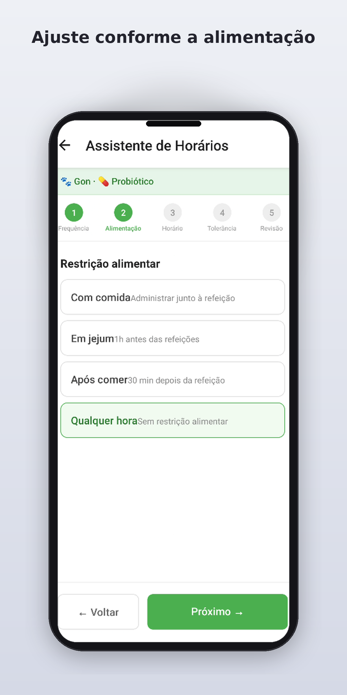 Configurações e Tolerância